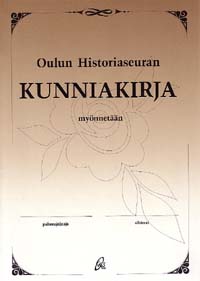 Oulun Historiaseuran kunniakirja
